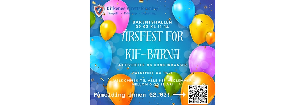 Årsfest for KIF-Barn